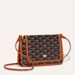 Goyard Plumet Pocket Wallet Black and Brown